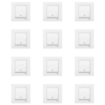 Viko Karre 12’li Beyaz Mekanizma Serisi