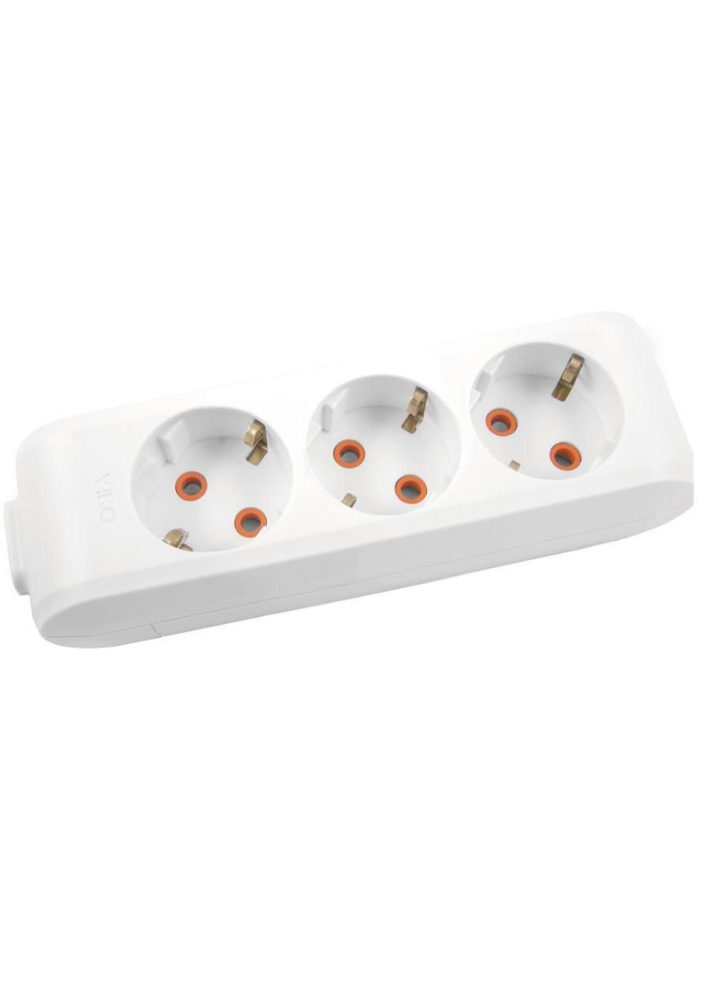 319 MULTI-LET Üçlü Priz Topraklı Ç.K. - Görsel 1