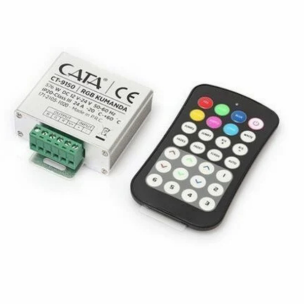 Cata CT-9150 24A RGB LED Aydınlatma Kumandası – Çok Renkli