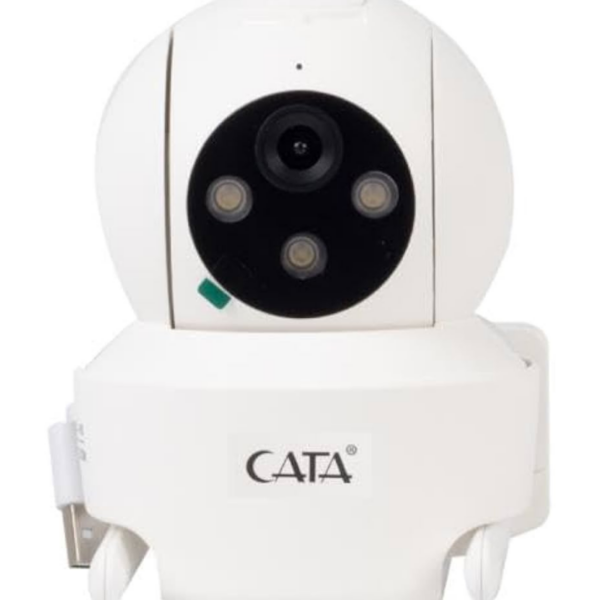 Cata CT-4051 Akıllı Dış Mekân 360° Wi-Fi Güvenlik Kamerası – 3MP Full HD, Gece Görüşlü, Ses & Hareket Algılama