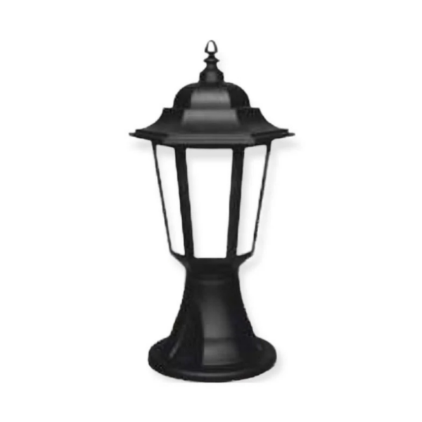 Cata CT-7111 E27 Parma Set Üstü Bahçe Armatürü – 42 cm, Siyah