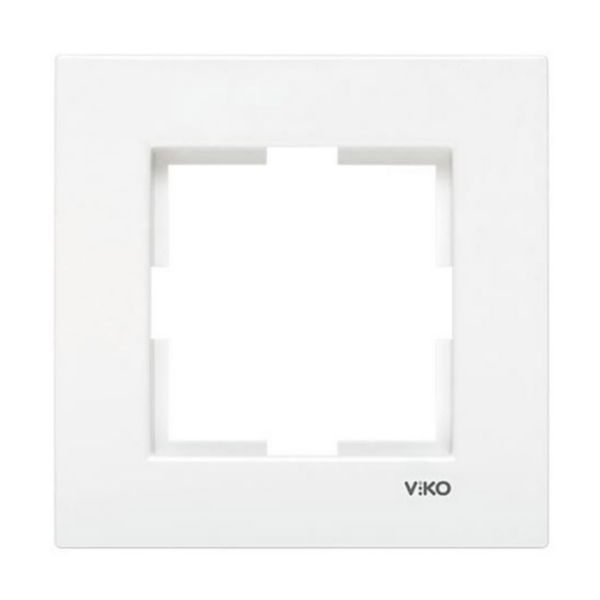 Karre Beyaz Topraklı Priz Çerçevesiz