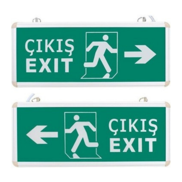 Ürün 85aCata CT-9170 LED’li Exit Armatür – Acil Çıkış Levhası (3 Saat Şarjlı)