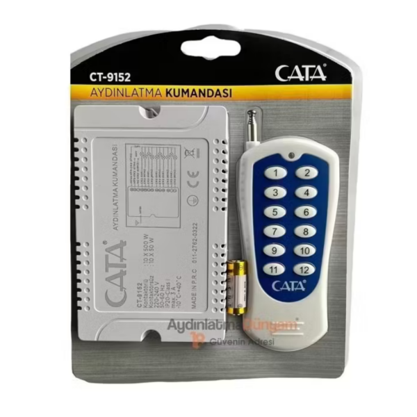 Cata CT-9152 10’lu Aydınlatma Kumandası – 10×500W